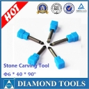 DPJ 064504 stone carving tool 90 degree PCD router bits for stone